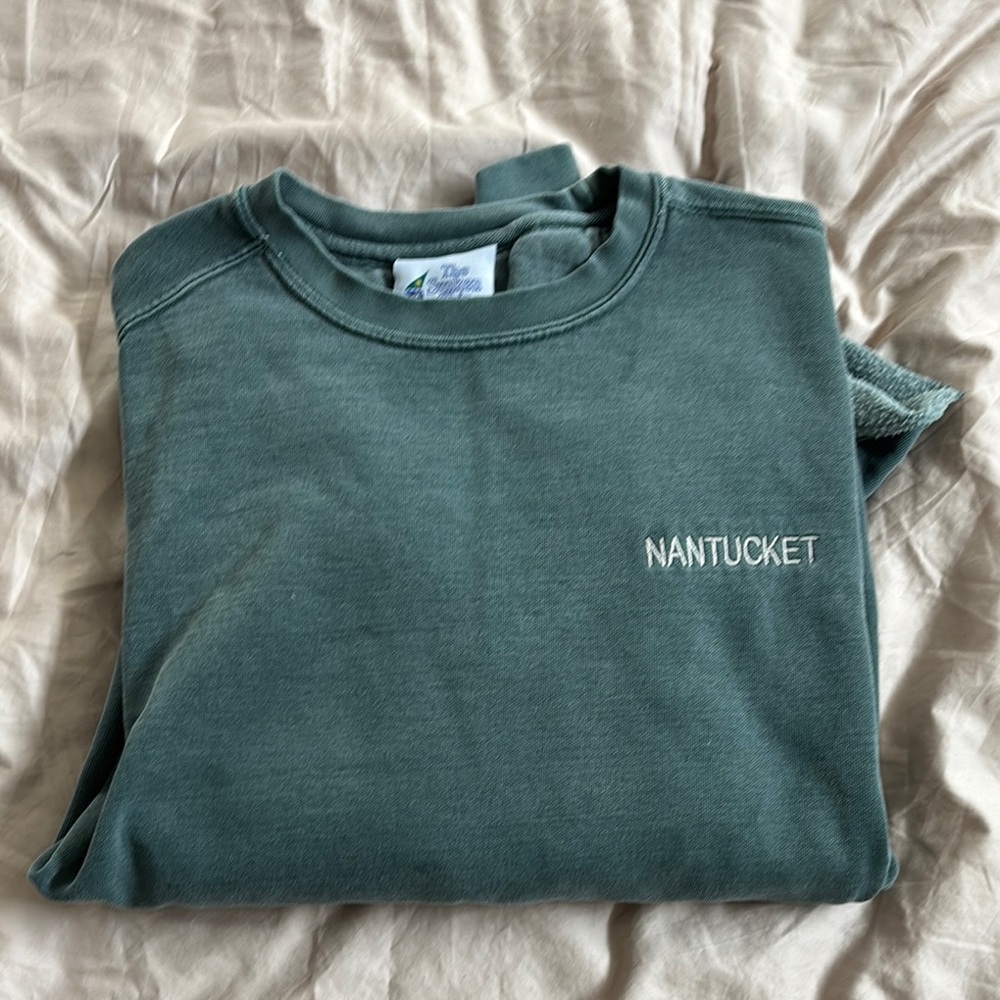Comfort Colors Nantucket Teal Sweatshirt